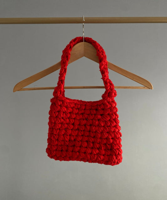 Sac à main rouge