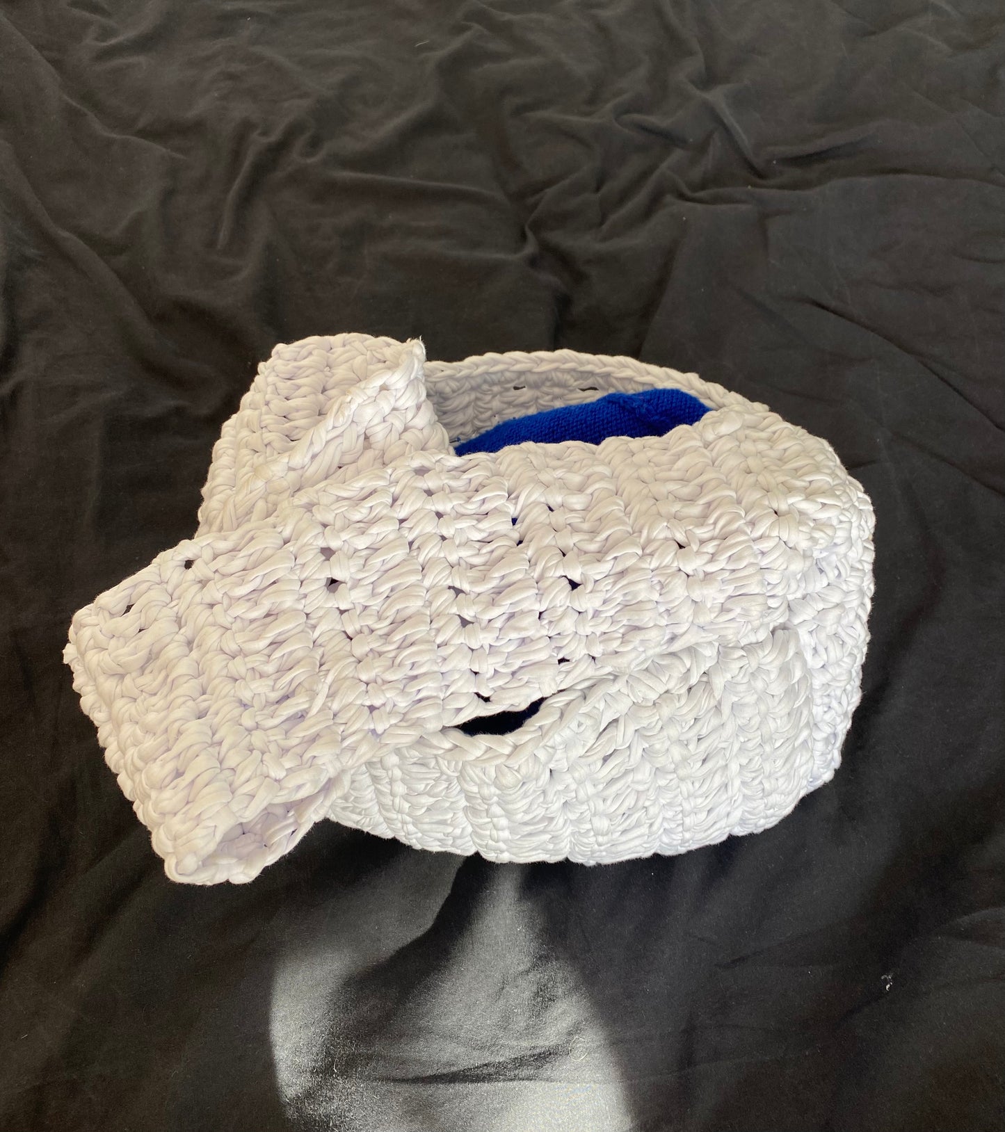 Sac en crochet blanc