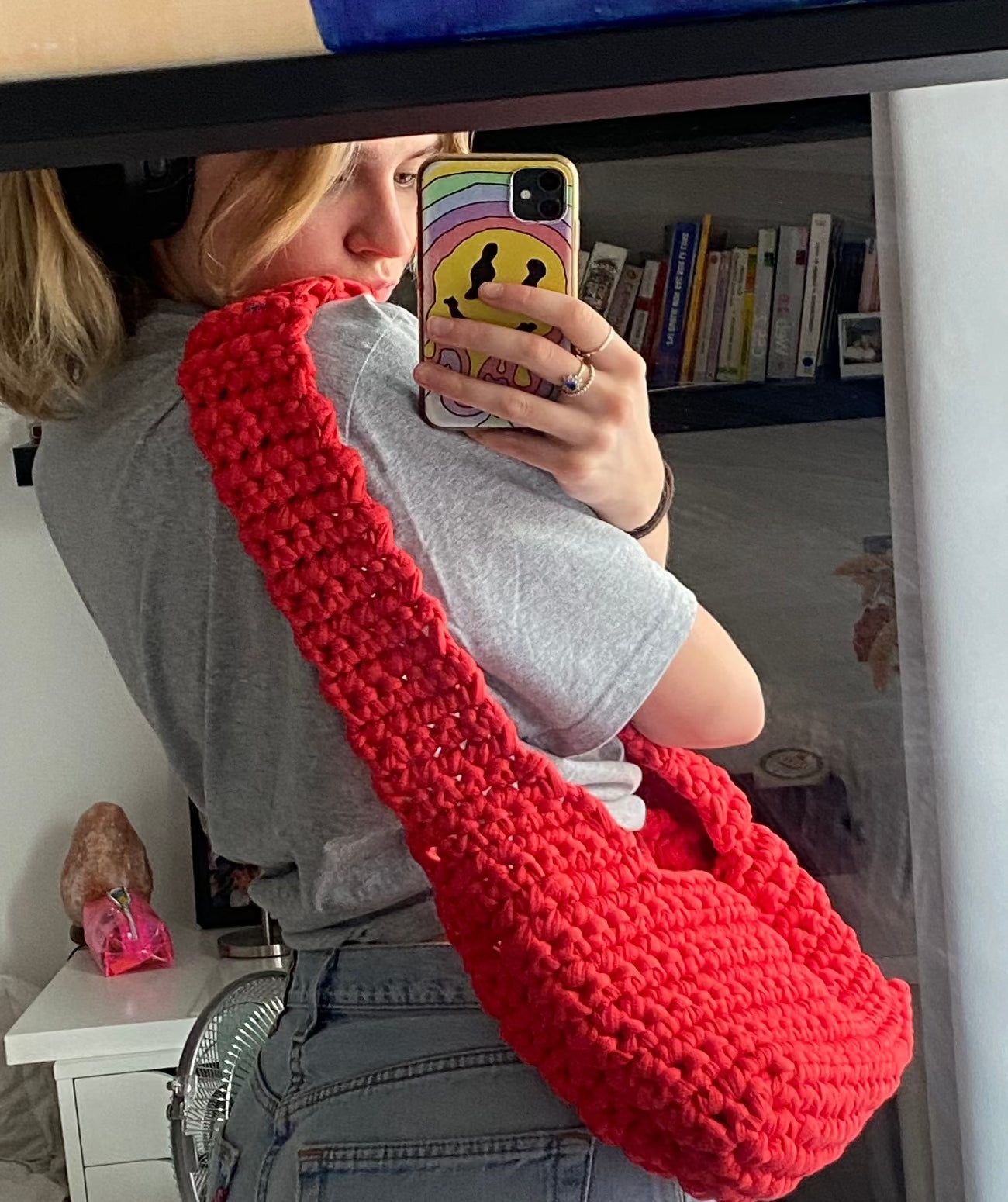Sac en bandoulière rouge