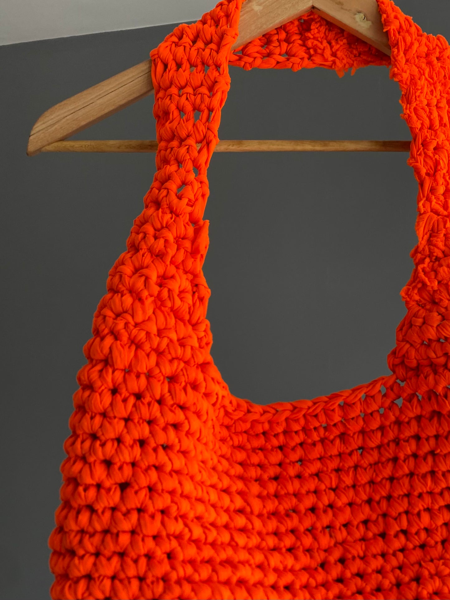 Sac en bandoulière orange fluo