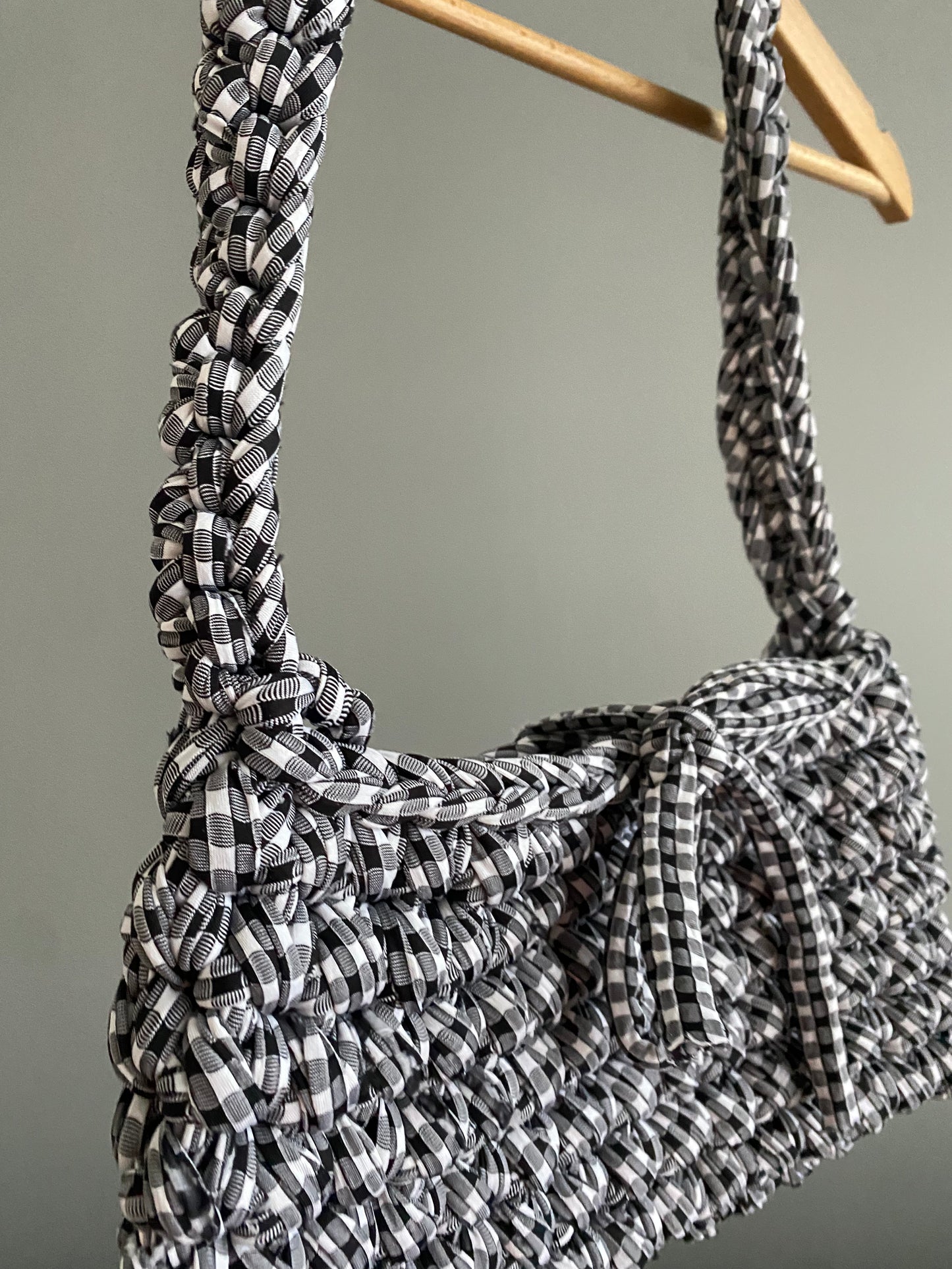 Sac à main motif vichy