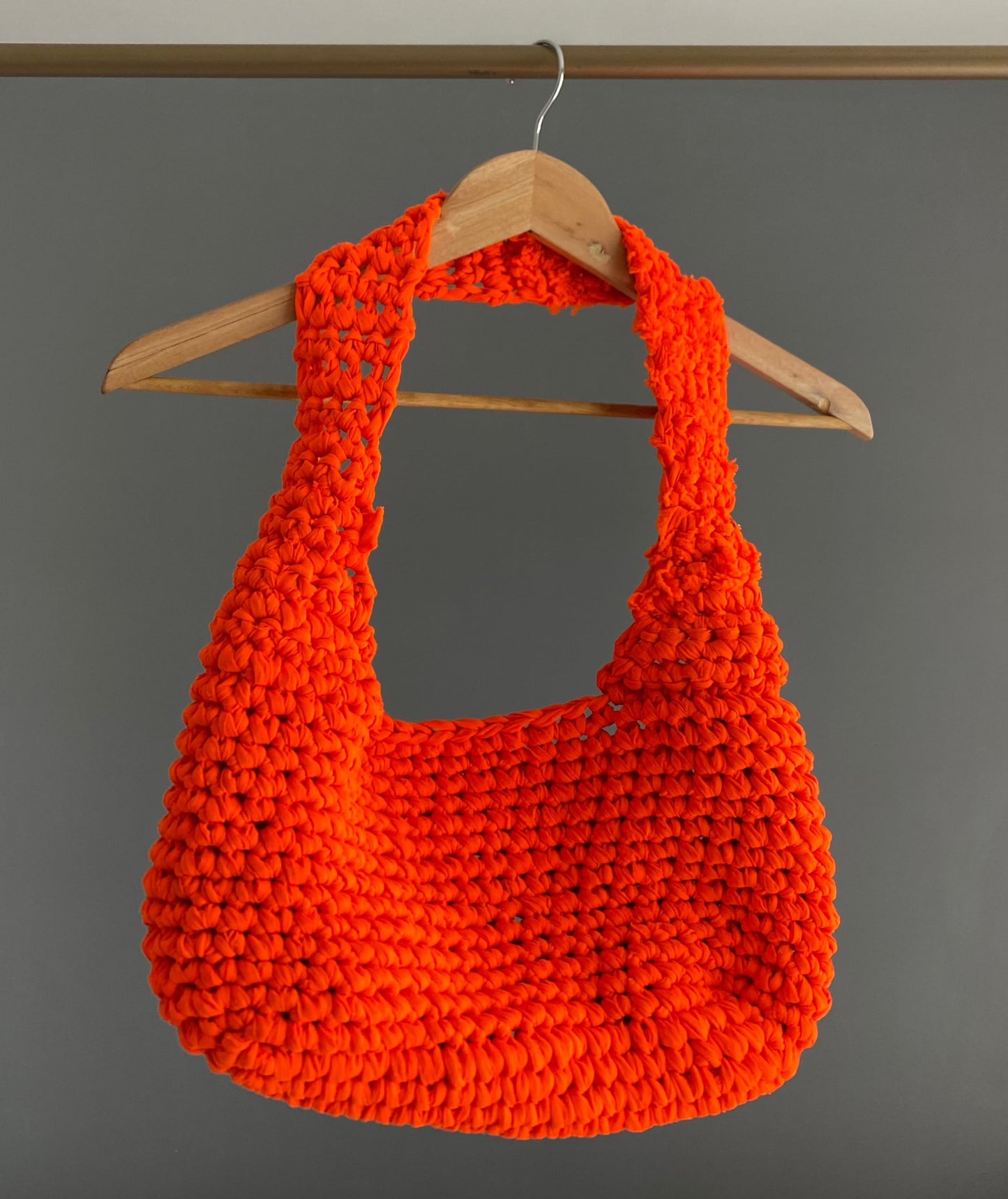 Sac en bandoulière orange fluo