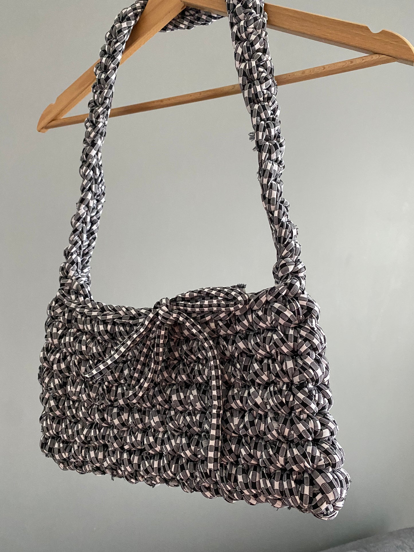 Sac à main motif vichy