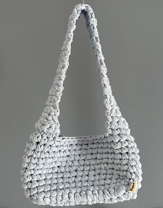 sac en bandoulière bleu claire