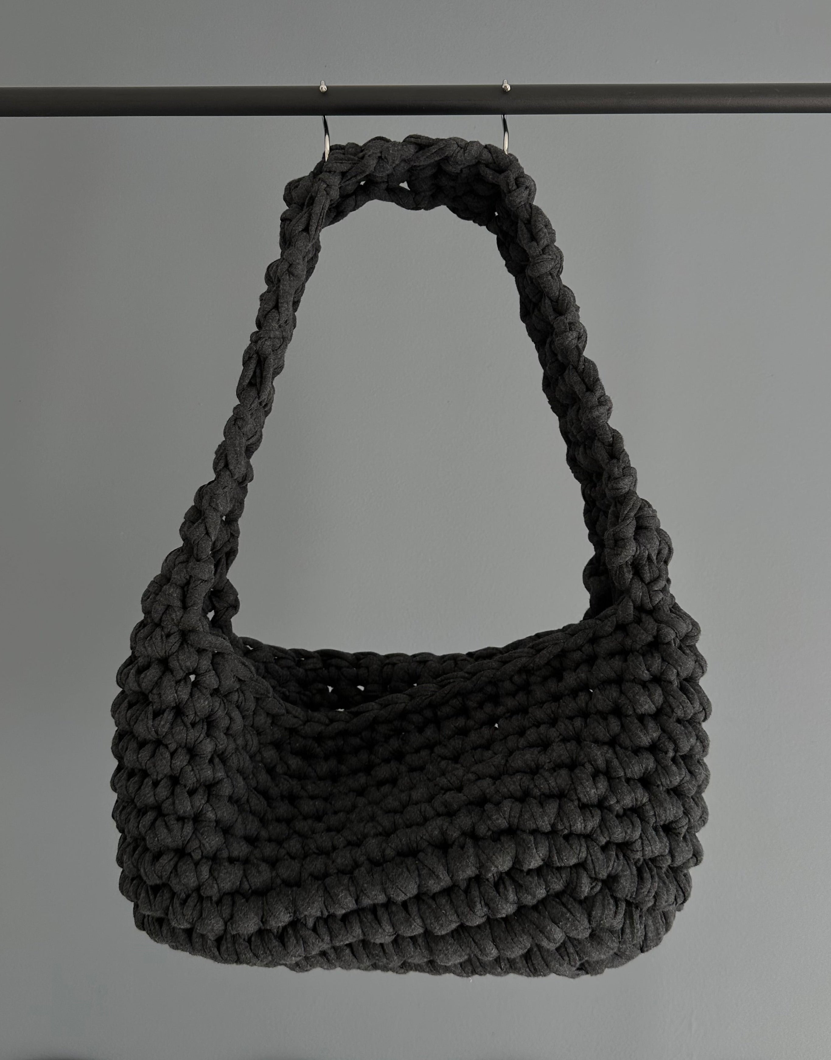 Sac en crochet gris | Reka – Ręka